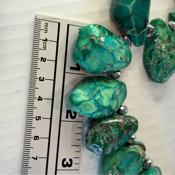 🆕 💚 King Jasper Goddess Necklace – Iris & Lily London – Sterling Silver 💚 - Picture 5 of 16